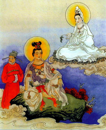 《普門品》圖文釋義 14、現(xiàn)自在天身圖 \