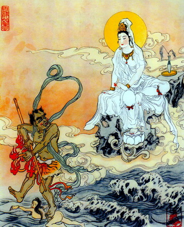 《普門品》圖文釋義 27、現(xiàn)執(zhí)金剛身圖 \